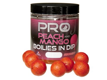 Boilies v dipe Starbaits Probiotic Peach and Mango