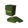 Rybárske potreby - Vedro Starbaits Square Bucket Set 13l + miska