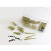 Rybárske potreby - Set klipov na olovo Extra Carp Lead Clip Set Anti Tangle Sleeves