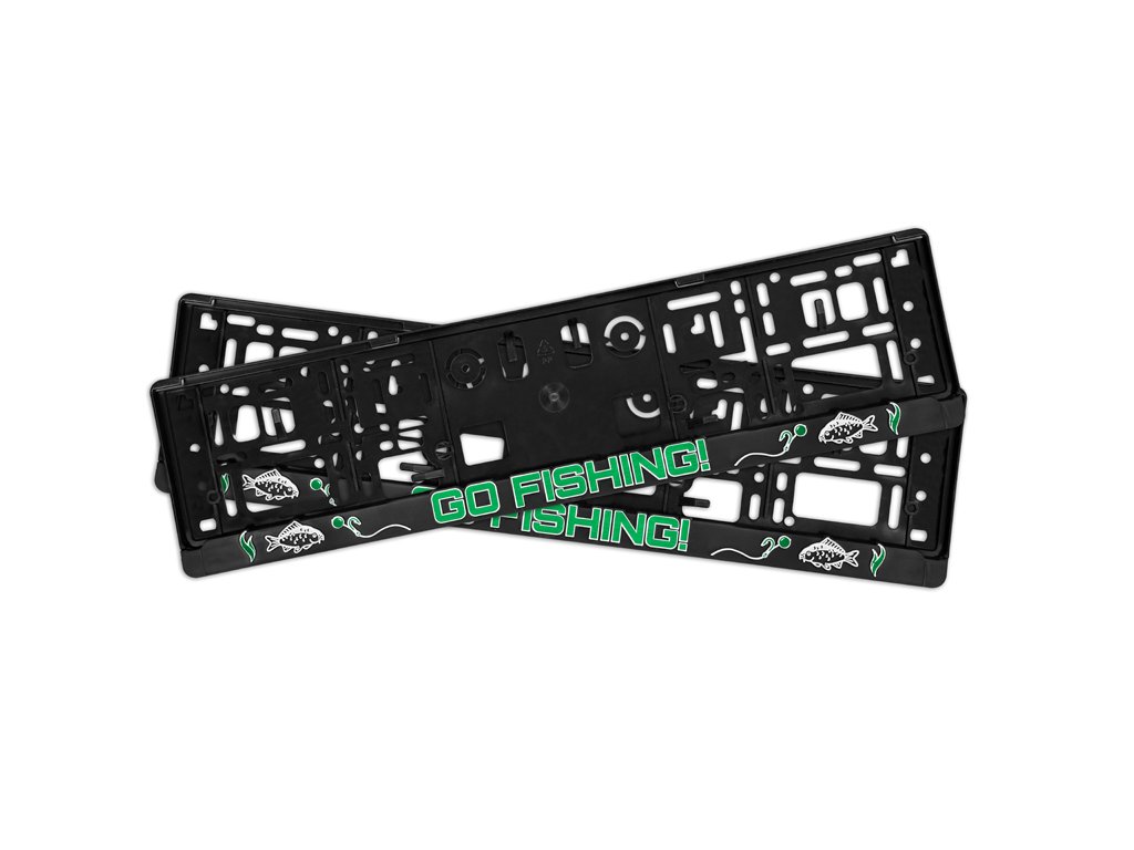 3D držák SPZ Delphin GoFishing! / 2ks