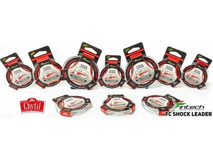 Fluorocarbon Intech FC Shock Leader 25m (Průměr 0,123mm, Nosnost 1.0kg / 2.2lb)