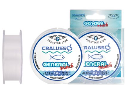 CRALUSSO General Match 150m (Průměr 0,12mm, Nosnost 2,24kg)