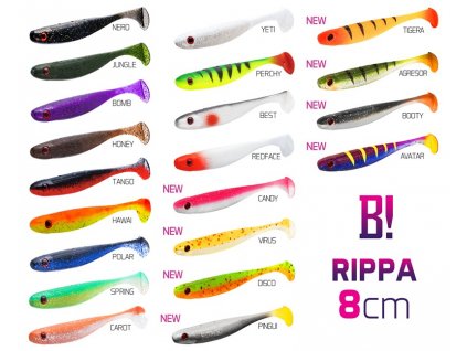 Umělá nástraha BOMB! Rippa 8cm 5ks