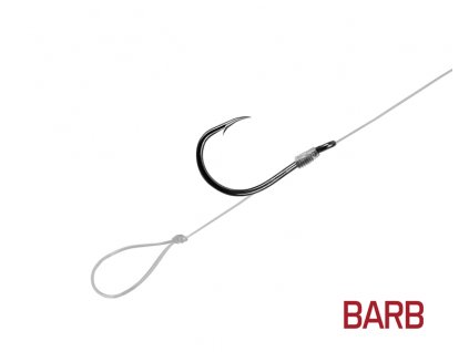 Návazec Delphin FLR Loop Barbed 6ks