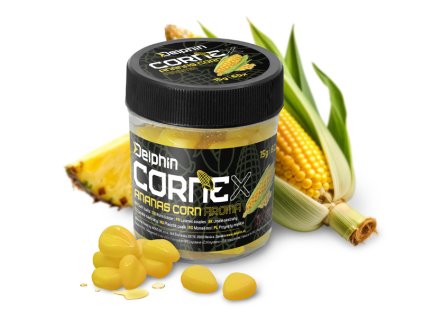 Delphin Umělá nástraha CorneX Pop Up 60ks (Příchuť Kukuřice - Ananas)