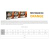 Braided Line Intech First Braid X8 Orange 150m (Průměr 0,128mm, Nosnost 12lb/5.45kg)