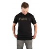 Fox Black/Camo Chest Print T-Shirt