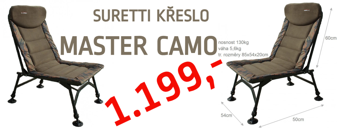 SURETTI KŘESLO MASTER CAMO
