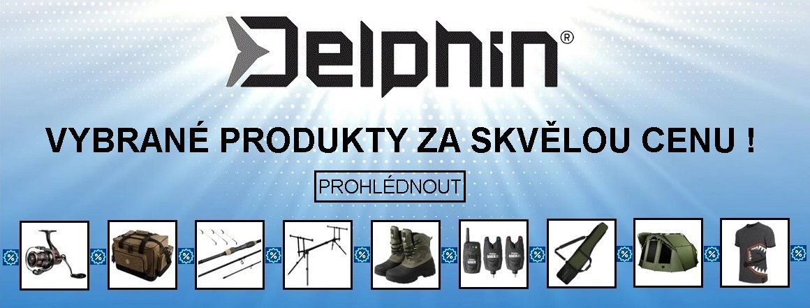 Vybrané produkty Delphin za skvělou cenu - Rybářské NEJ Bruntál