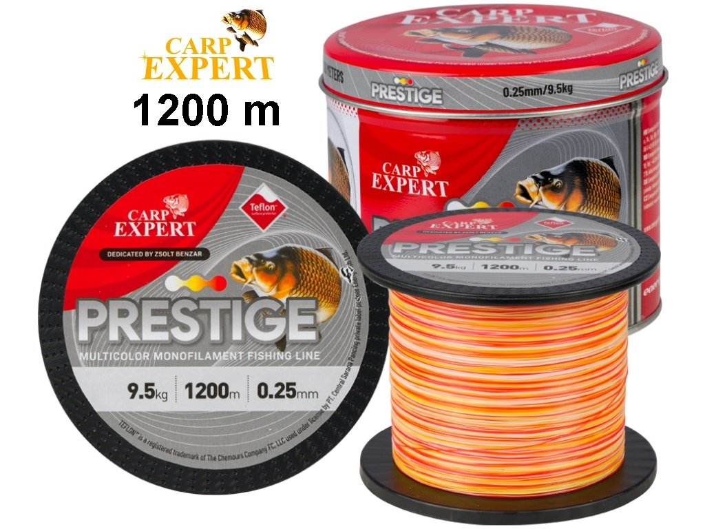 Rybářský vlasec Carp Expert Prestige Multicolor Fishing Line 1200