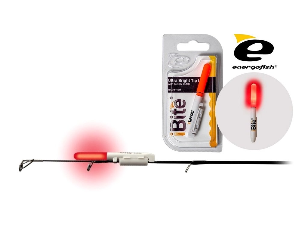Energofish světlo na feeder špičku Ibite LED Ultra Bright Tip Light Red -  Rybářské NEJ Bruntál