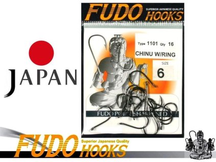 Háčky Fudo Chinu W/Ring s očkem / balení
