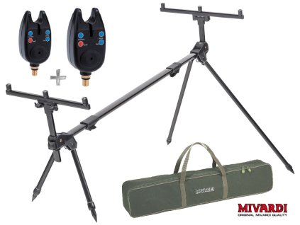 Mivardi Rodpod Hardcore XL (6 nohou) + signalizátory záběru