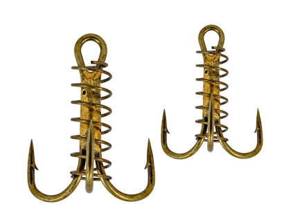 Trojháček s pružinkou Ron Thompson Treble Bait Hooks 3 ks