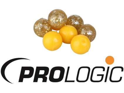 Umělé plovoucí boilies Prologic ArtBait Boilie Yellow & Ghost Glitter 20 mm