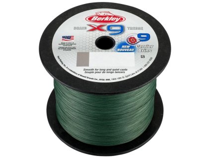 Berkley X9 Braid Low Vis Green pletená šňůra 1 m