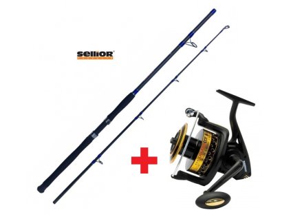 Prut Sellior Gladius 2,4 m / 400-600g + naviják Sellior DoubleCat 80 zdarma