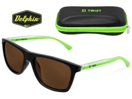 Polarizační brýle Delphin SG TWIST hnědá skla