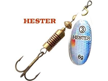 Hester Fishing rotační třpytka Ospray Red Eye Bass
