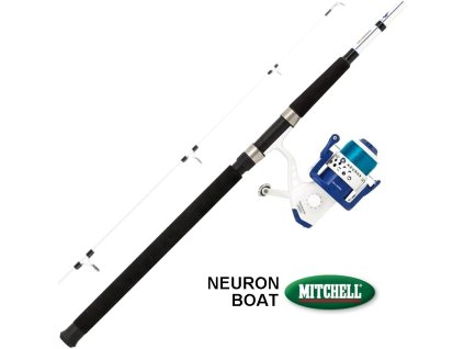 Sumcový prut s navijákem a vlascem Mitchell Neuron Set Boat 2,12 m/100-300 g