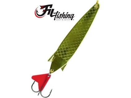 Filfishing Filex třpytka plandavka Arrow Spoon zlatá