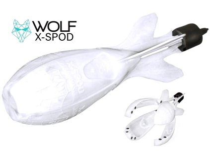 Zakrmovací raketa Wolf X Spod Performance White
