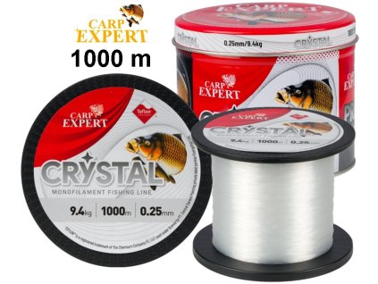 Rybářský vlasec Carp Expert Crystal Transparent Fishing Line 1000 m
