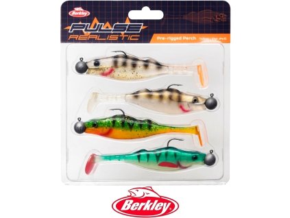 Berkley gumové nástrahy Pulse Realistic Perch 11 cm - 4 ks