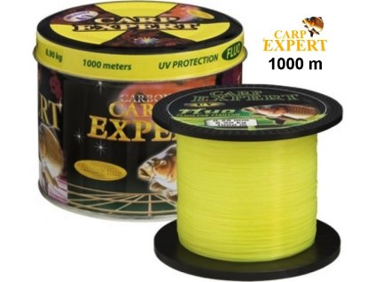 Rybářský vlasec Carp Expert UV Fluo Yellow Fishing Line 1000 m