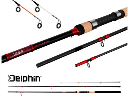 Prut Delphin LEEDER Feeder + 2 špičky