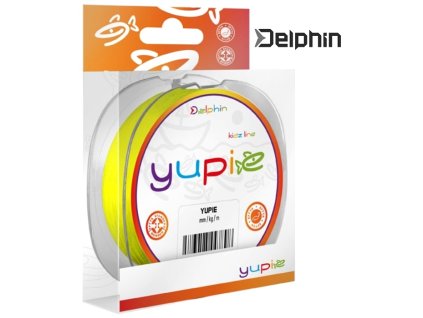 Vlasec Delphin YUPIE fluo žlutý 300 m