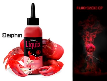 Delphin Fluo dip D SNAX LiquiX Krab-Krill 100 ml