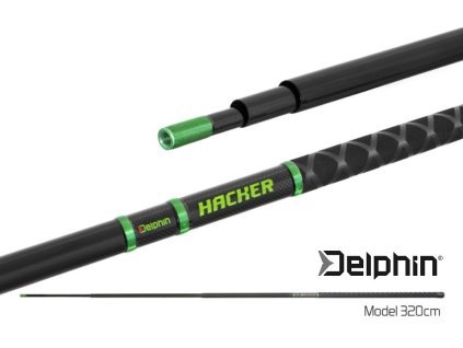 Podběráková rukojeť Delphin HACKER NXT 320 cm