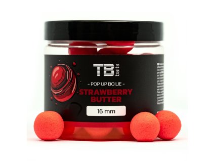 tb baits plovouci boilie pop up strawberry butter nhdc 65 g