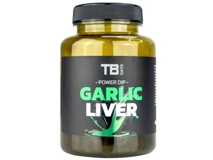tb baits power dip garlic liver 150 ml
