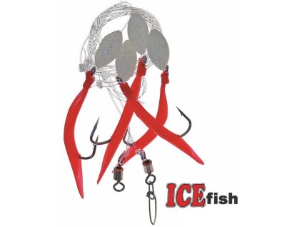 Návazec pro mořský rybolov ICE Fish trubičky A
