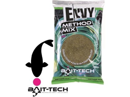 Bait-Tech krmítková směs Envy Green Hemp & Halibut Method Mix - 2 kg