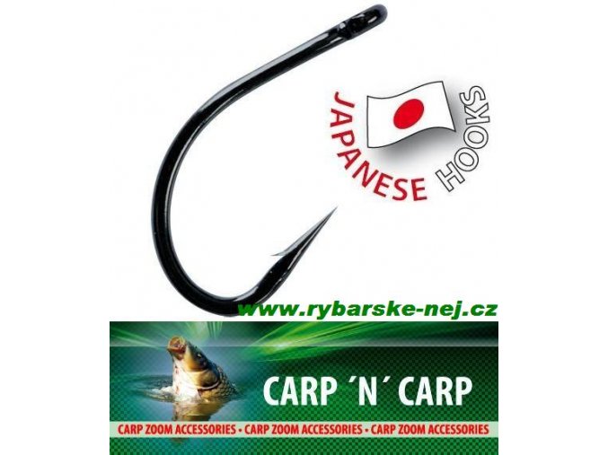 Háčky CARP ZOOM Tefcon Anti-snag Hooks - s očkem / 10 ks