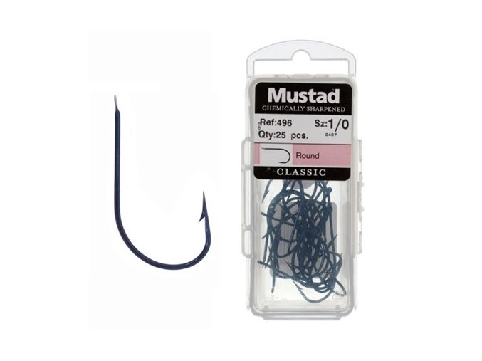 Háčky Mustad 496 Soft Bait Hook - 10 ks