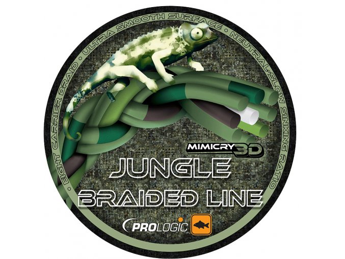 Pletená šnůra Prologic Mimicry Jungle Braided Line 1200 m