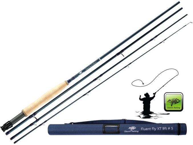 Giants Fishing muškařský prut Fluent Fly XT 8,6ft/#4 + tubus