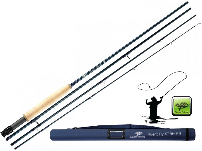 Giants Fishing muškařský prut Fluent Fly XT 8,6ft/#4 + tubus