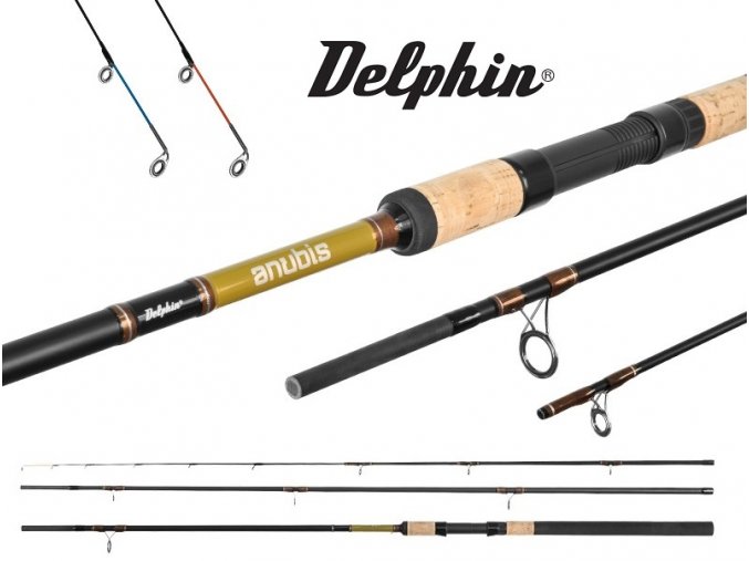 Prut Delphin Anubis Feeder 360 cm/100 g + 2 špičky