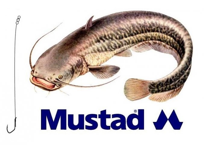 Rybářské návazce na sumce - hotová montáž MUSTAD Catfish Rig 2