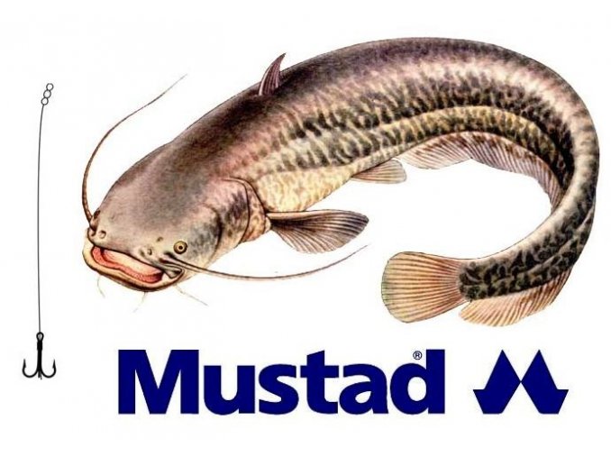 Rybářské návazce na sumce - hotová montáž MUSTAD Catfish Rig 4