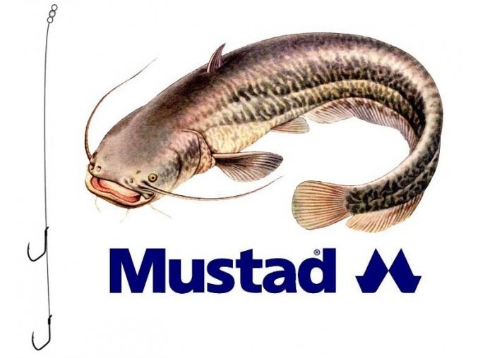 Rybářské návazce na sumce - hotová montáž MUSTAD Catfish Rig 6