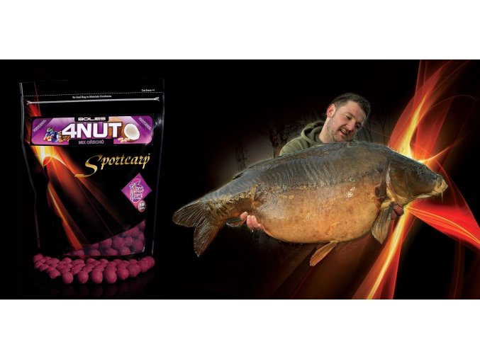 Sportcarp boilies 4NUT Plum Jam 1 kg