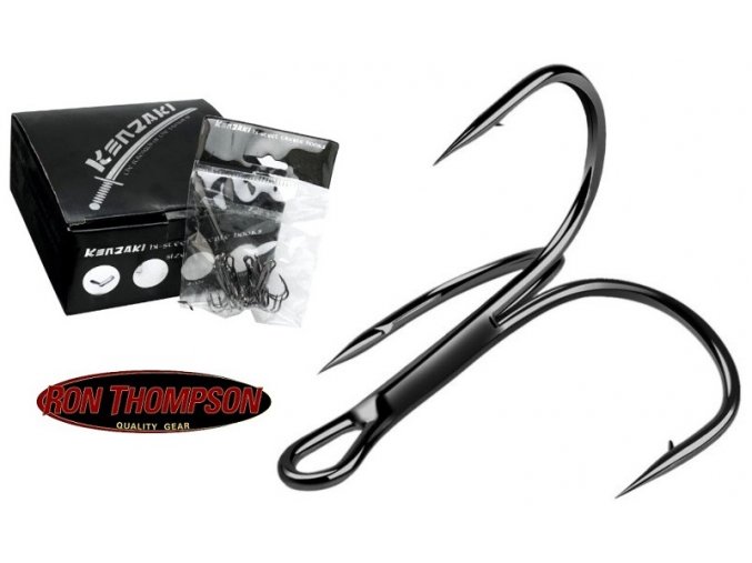 Trojháček Ron Thompson Kenzaki Hi-steel Treble Hook - 10 ks