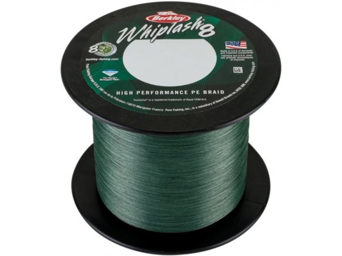 Berkley splétaná šňůra Whiplash 8 Braid Green 1 m