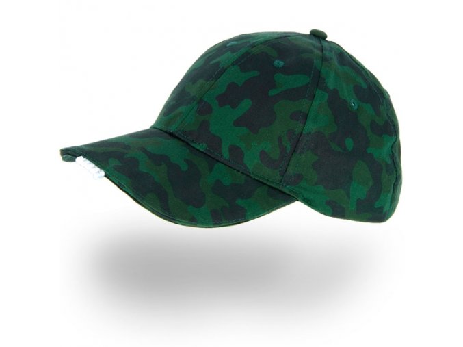 NGT kšiltovka Camo Cap Led Lights